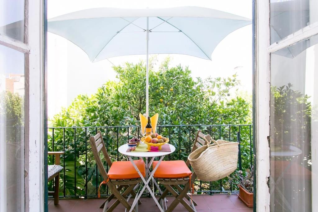 Principe Real Orange Tree W/ View 3 Bedrooms Flat! Lisbon Bagian luar foto